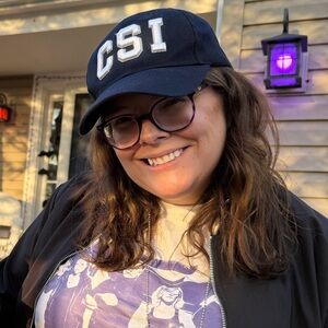 CSI Black Baseball Cap - Adjustable, Quality Fabric, Police, Scientist